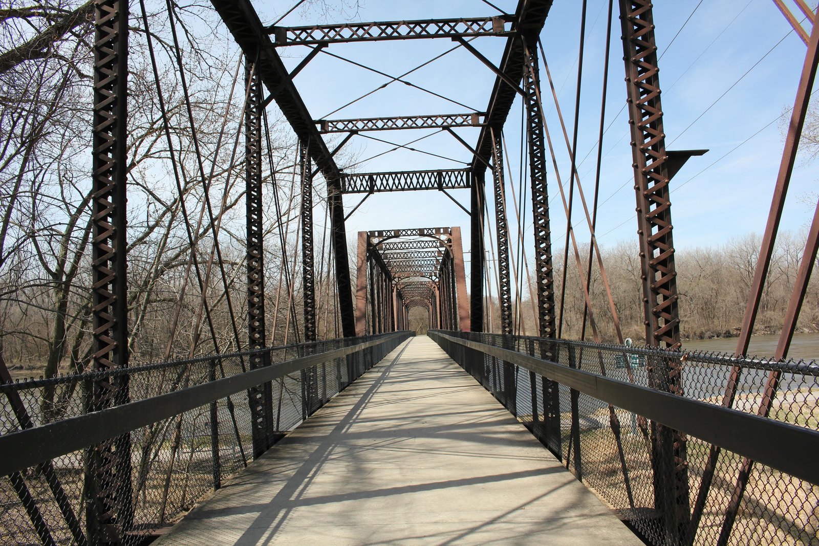 Inside east span (span #1)